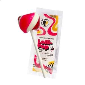 Hoot Hooot Lollipop – Cherry Kush (10mg) (CBD Plus = THC)