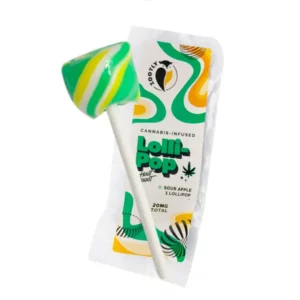 Hoot Hooot Lollipop – Sour Apple (20mg) (CBD Plus = THC)