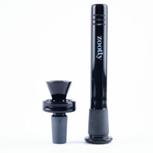 Zootly Coloured Bowl & Downstem (14mm) – Black