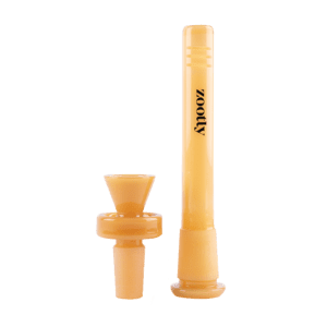 Zootly Coloured Bowl & Downstem (14mm) – Orange