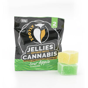 Zootly CBD Jellies Sachet – Sour Apple (10mg) | THC Free