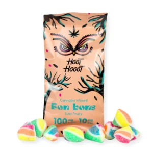 Hoot Hooot CBD Plus Bon-Bons (100mg) – Tutti Fruity (CBD Plus = THC)