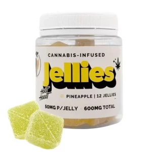 Hoot Hooot Jellies ??? Pineapple (600mg) (CBD Plus = THC)