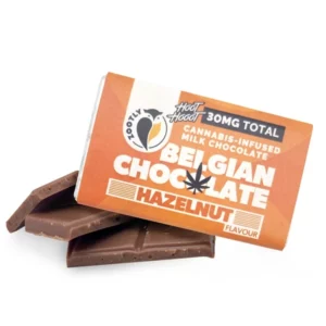 Hoot Hooot Belgian Mini Chocolate – Hazelnut (30mg) (CBD Plus = THC)