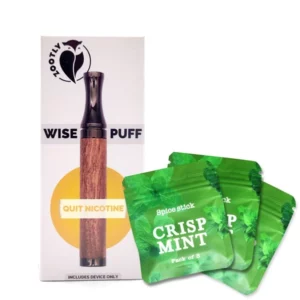 WisePuff Quit Smoking Aromatic Inhaler – Device And Flavour Pack